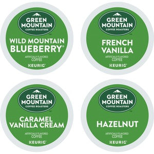 Green Mountain Coffee Single-Serve Coffee K-Cup, Flavored Variety Pack, Carton Of 22