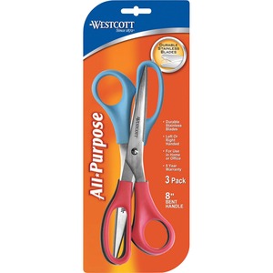 Westcott All-Purpose Value Stainless Steel Scissors, 8